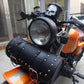Retro Motorcycle & Bicycle Waterproof Leather Pannier Bag