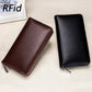 Baellerry RFID Men’s Wallet – Genuine Cow Leather Long Clutch