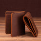 Handmade Crazy Horse Leather Wallet – Boys’ Style