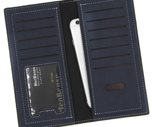 Men's Wallets Long Vertical Large Capacity