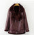 Women’s Leather Jacket with Artificial Fur – Warm, Stylish & Chic