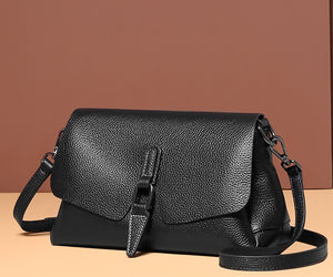 Shoulder leather bag soft leather lady messenger bag