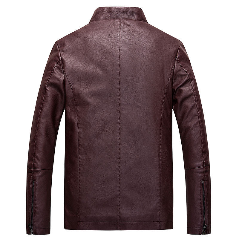Men's leather PU leather jacket Special Gift for  Him