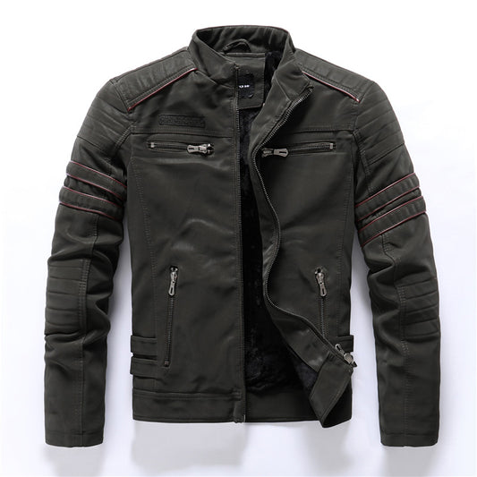 Men’s Fashion PU Leather Jacket & Coat – Stylish, Modern & Versatile