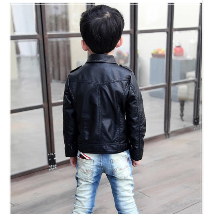 Children’s Leather Jacket – Stylish, Durable & Comfortable