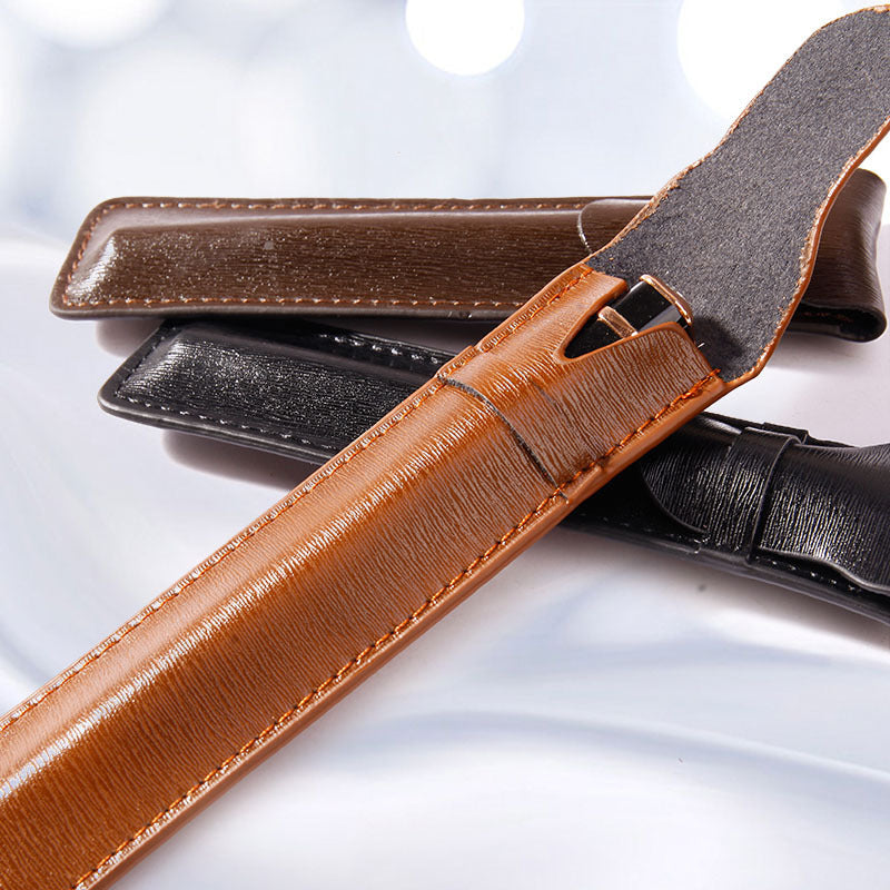 Single-Compartment Leather Pen Bag – Elegant, Functional & Minimalist