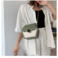 Matte leather shoulder bag