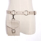 Money bag leather belt pocket bag