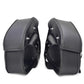 Black PU Leather Luggage Bags Motorcycle Saddlebags Saddle Bags Pouch For