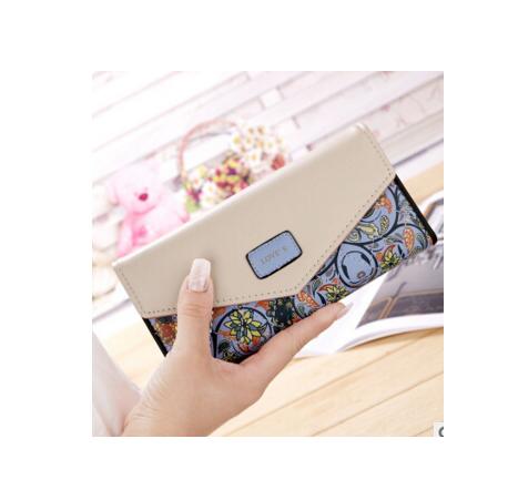 BIRDS Wallet for Women – Embroidered Korean-Style Design