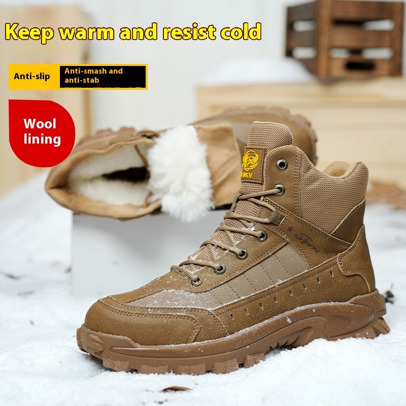 Winter Wool Protective Shoes – Safe, Warm & Durable