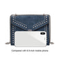 Leather Scrub Small Shoulder Messenger Bag – Stylish Women’s Flap Bag