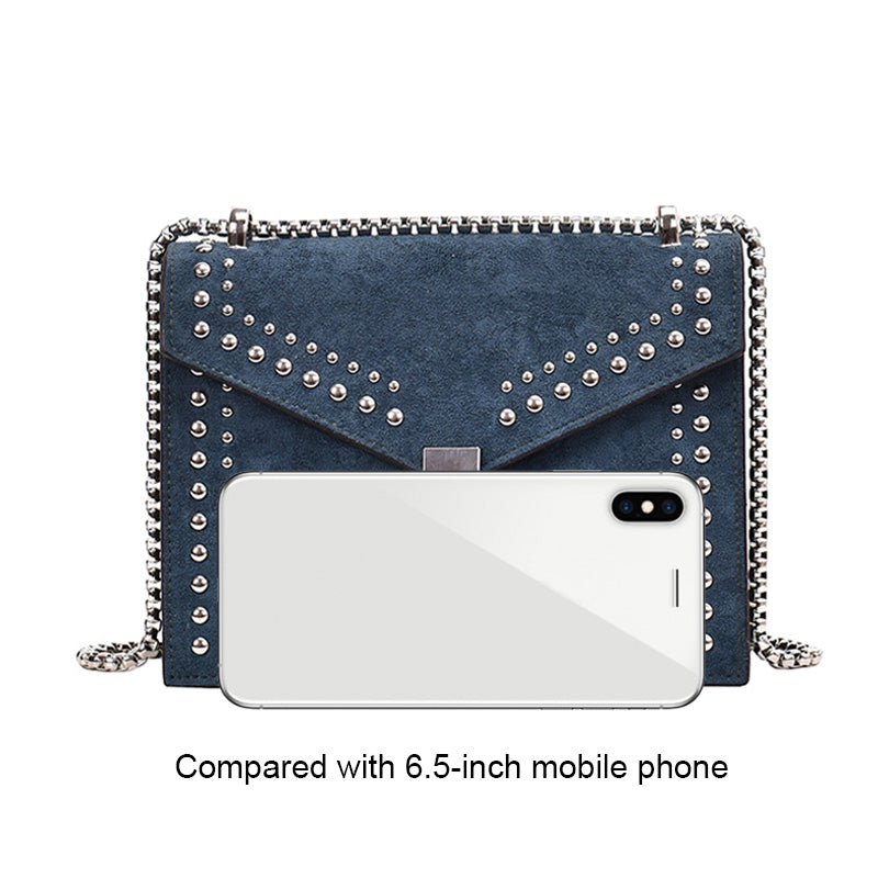 Leather Scrub Small Shoulder Messenger Bag – Stylish Women’s Flap Bag