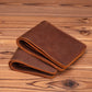 Handmade Crazy Horse Leather Wallet – Boys’ Style