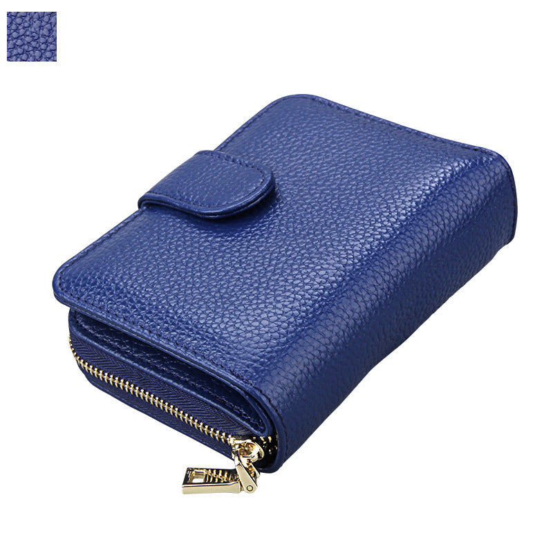 First-Layer Leather Wallet – Unisex Card Case