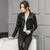 Women’s Slim Motorcycle Leather Jacket – Short, Stylish & Edgy