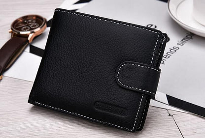 Men’s Hot Designer Wallets – Genuine Leather, Stylish & Compact