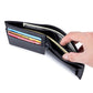 Men’s Short Trifold Wallet – Genuine First-Layer Cowhide Leather