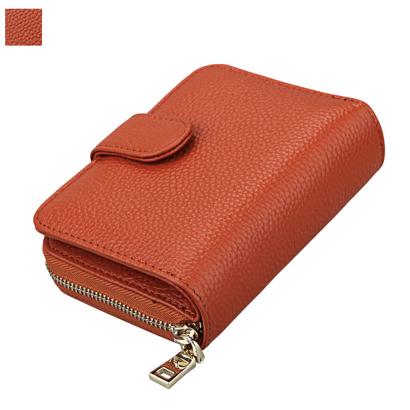 First-Layer Leather Wallet – Unisex Card Case