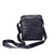Leather embossed leather zipper bag