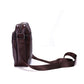 Leather embossed leather zipper bag