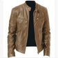 PU Leather Jacket Slim Leather Jacket