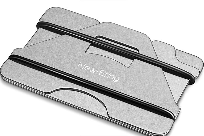 New-Bring Card Holder – Aviation Aluminum Alloy Short Wallet