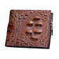 Men’s Leather Wallet – Horizontal & Vertical | Crocodile Pattern Business Style