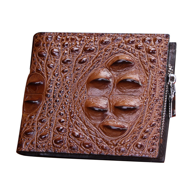 Men’s Leather Wallet – Horizontal & Vertical | Crocodile Pattern Business Style