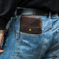 Antimagnetic Leather Wallet – Short Vertical Coin Purse