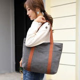 Casual Fashion Women’s Tote Bag – Retro Canvas Shoulder Bag