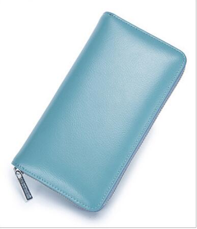 Baellerry RFID Men’s Wallet – Genuine Cow Leather Long Clutch