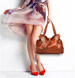 Leather bag shoulder Messenger Bag