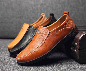 Casual Leather Shoes Korean Fashion Men's Leather Shoes