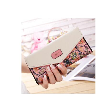 BIRDS Wallet for Women – Embroidered Korean-Style Design