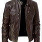 PU Leather Jacket Slim Leather Jacket