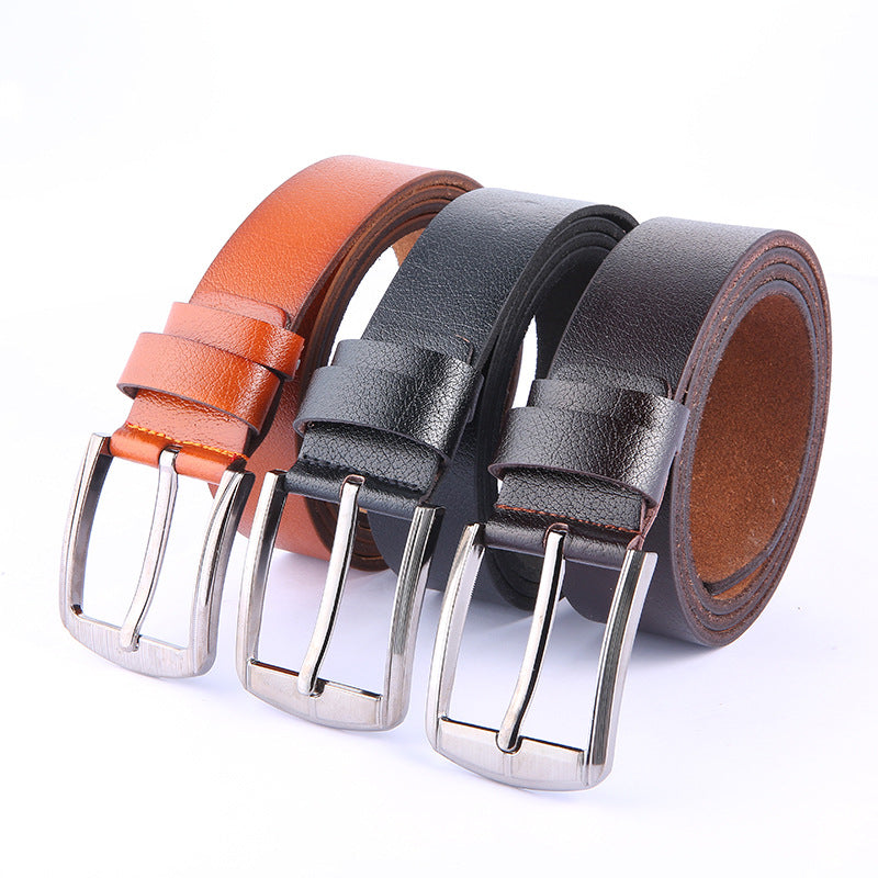 Pin Buckle Leather Belts – Classic & Durable Style