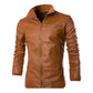 Men’s Motorcycle Jacket – Stylish Faux Leather with Polyester Lining