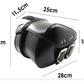 Black PU Leather Luggage Bags Motorcycle Saddlebags Saddle Bags Pouch For