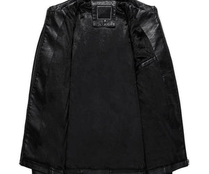 Men's leather PU leather jacket Special Gift for  Him