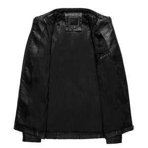Men's leather PU leather jacket Special Gift for  Him