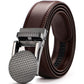 Adjustable Holeless Leather Belt – Sleek, Comfortable & Perfect Fit