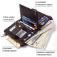 Antimagnetic Leather Wallet – Short Vertical Coin Purse