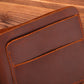 Handmade Crazy Horse Leather Wallet – Boys’ Style