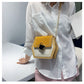Matte leather shoulder bag