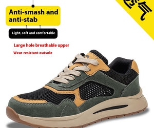 Anti-smashing And Anti-penetration Lightweight Breathable Protective Footwear