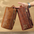 Vintage Monogram Personalized Leather Toiletry Bag – Travel in Style