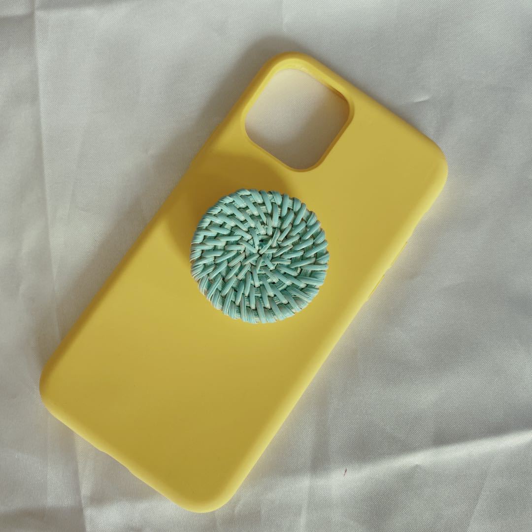 Bamboo Woven Telescopic Folding Phone Stand – Eco-Friendly & Stylish Gift