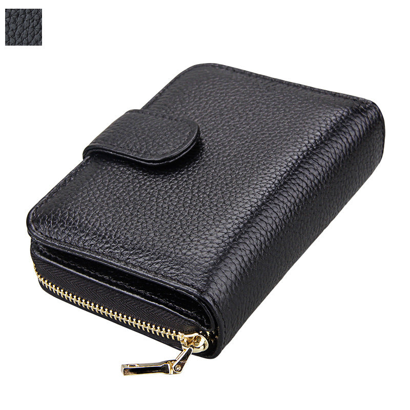 First-Layer Leather Wallet – Unisex Card Case