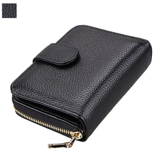 First-Layer Leather Wallet – Unisex Card Case
